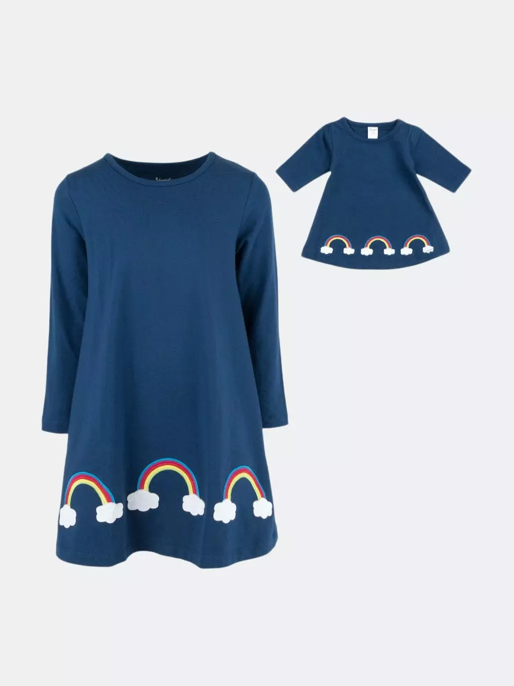 Leveret Matching Girl & Doll Cotton Dress - Image 6