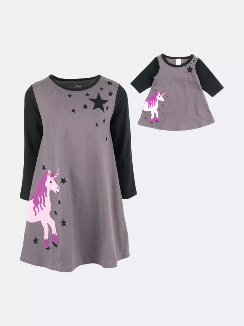 Leveret Matching Girl & Doll Cotton Dress - Image 8