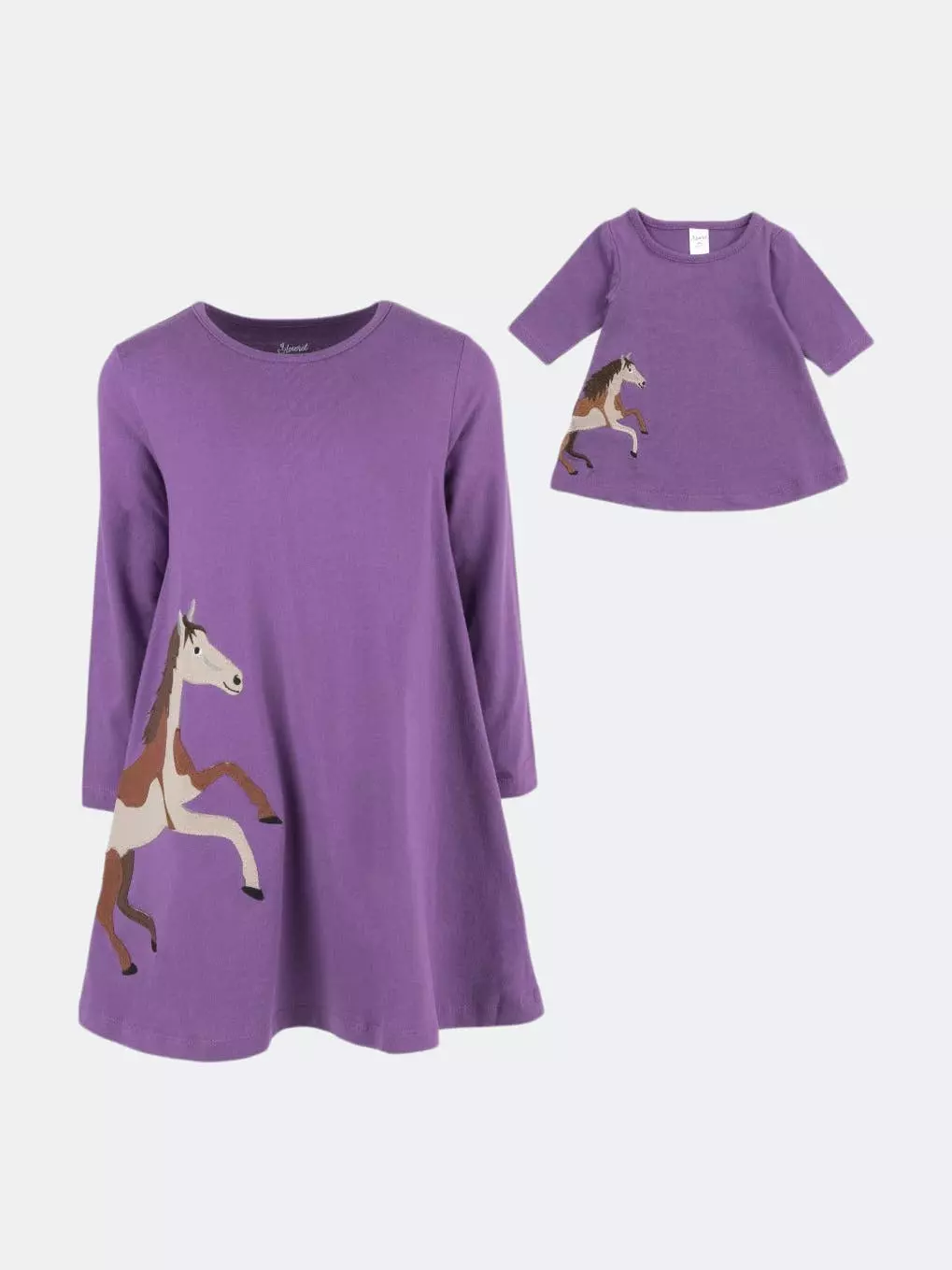 Leveret Matching Girl & Doll Cotton Dress - Image 4