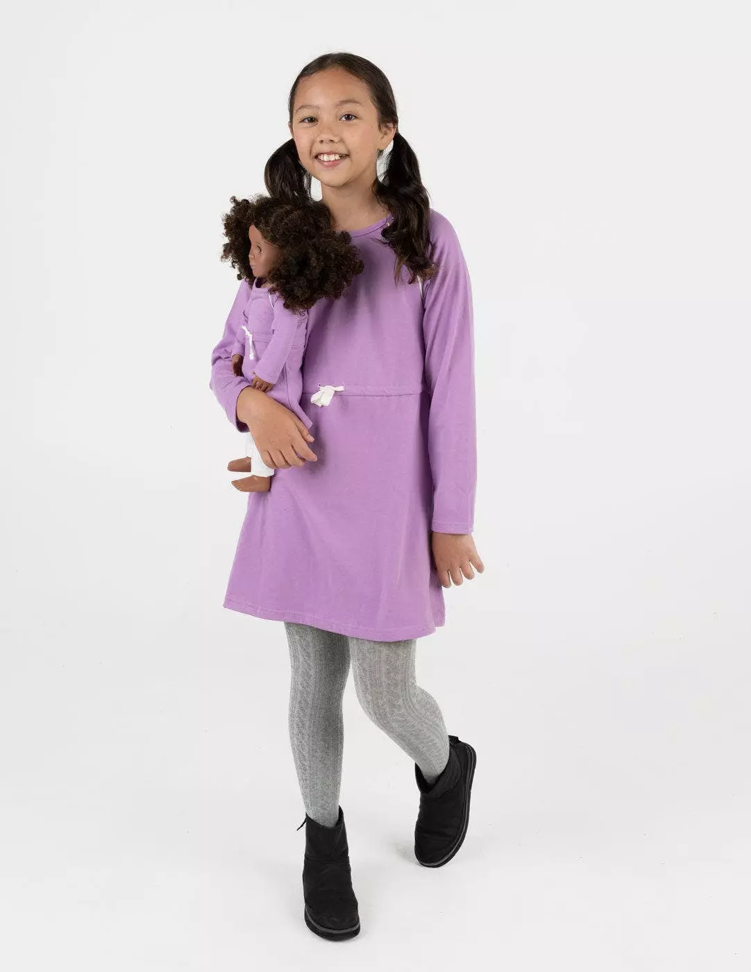 Leveret Matching Girl & Doll Drawstring Dress Colors - Image 5
