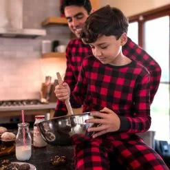 Leveret Cotton Plaid Pajamas