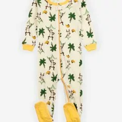 Leveret Baby Footed Zoo Animals Pajamas