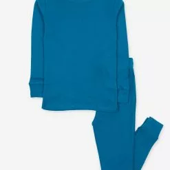 Leveret Solid Color Boho Cotton Pajamas