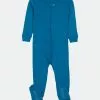 Leveret Solid Color Boho Footed Pajamas