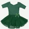 Leveret Short Sleeve Skirt Leotard