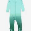 Leveret Baby Footed Ombré Dye Cotton Pajamas