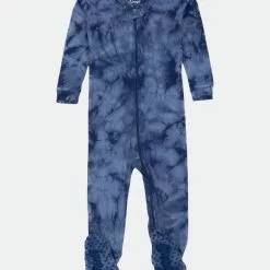 Leveret Baby Footed Mix Dye Cotton Pajamas