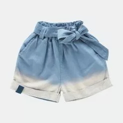 OMAMImini Denim Shorts With Belt