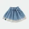 OMAMImini Denim Skirt With Belt