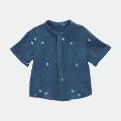 OMAMImini Gauze Button Up Shirt