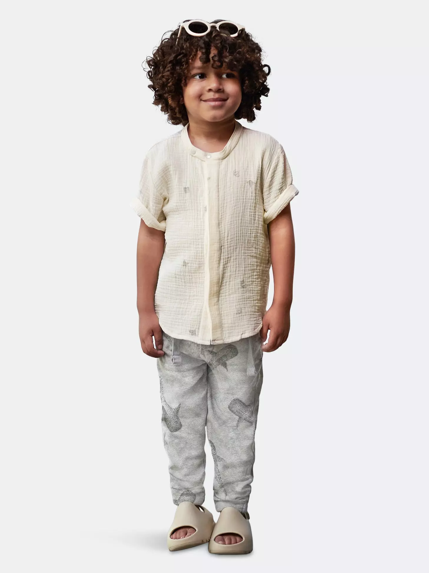 OMAMImini Gauze Button Up Shirt - Image 4