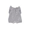 OMAMImini Gauze Bubble Romper With Print - Grey