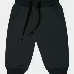 OMAMImini Baby Terry Joggers - Black