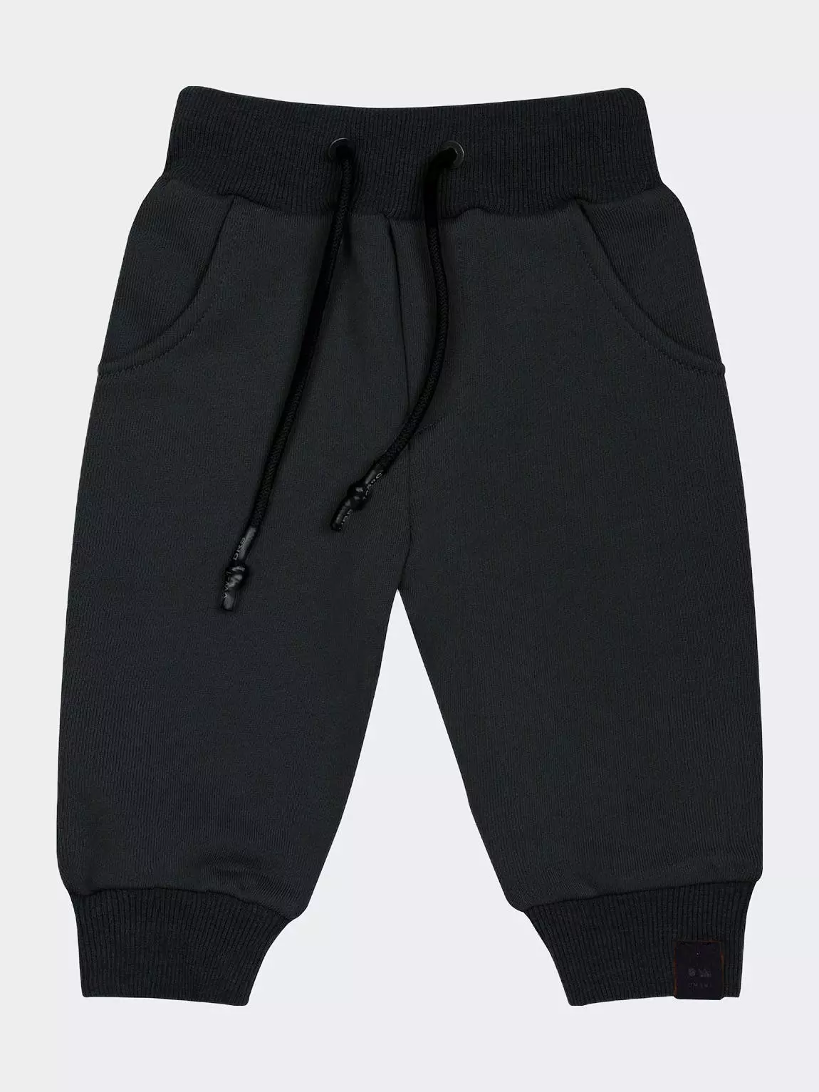 OMAMImini Baby Terry Joggers - Black
