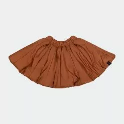OMAMImini Girls Quilted Nylon Skirt L Rust OM628