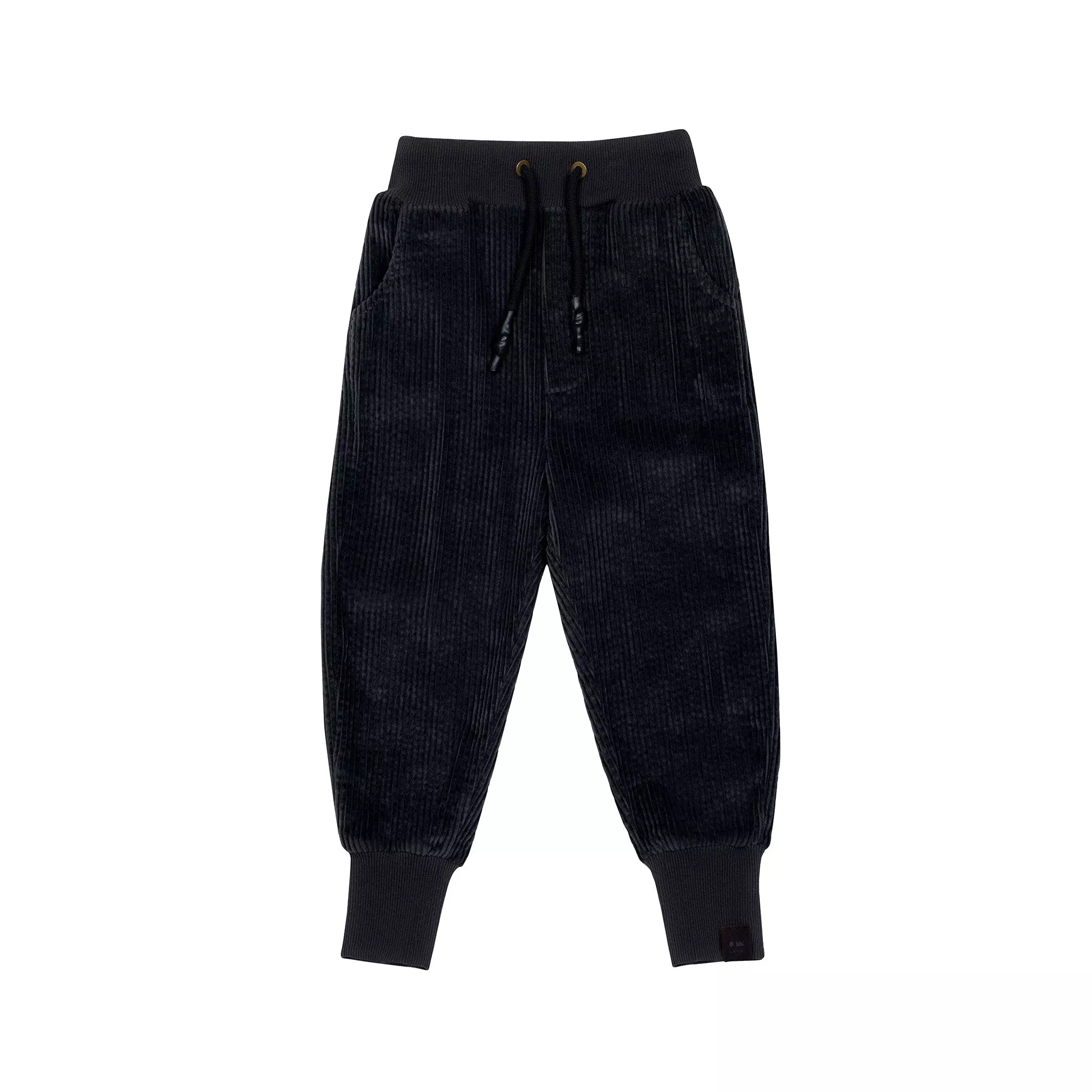 OMAMImini Kids Corduroy Joggers | Black