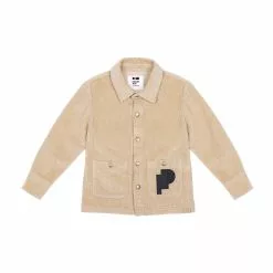 OMAMImini Kids Corduroy Work Shirt | Beige