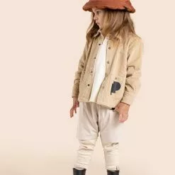 OMAMImini Kids Corduroy Work Shirt | Rust