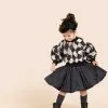 OMAMImini Kids Organza & Terry Sweatshirt