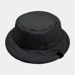 OMAMImini Kids Quilted Nylon Bucket Hat | Black