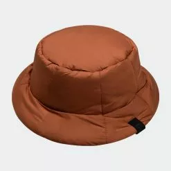 OMAMImini Kids Quilted Nylon Bucket Hat | Rust