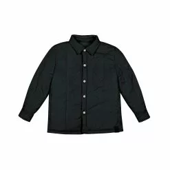 OMAMImini Kids Quilted Work Shirt - Black OM625