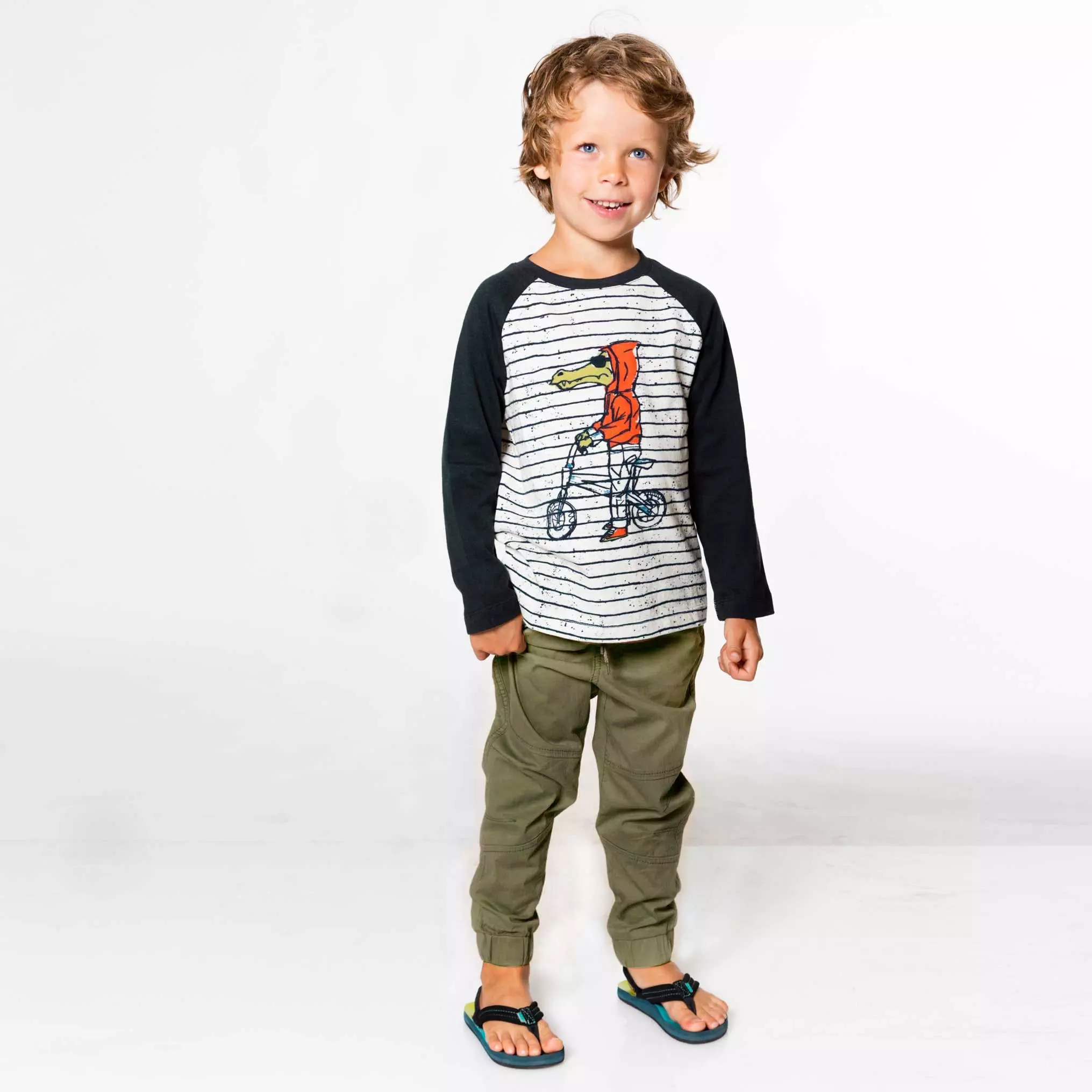 Deux Par Deux Extensible Twill Jogger Pant - Image 2