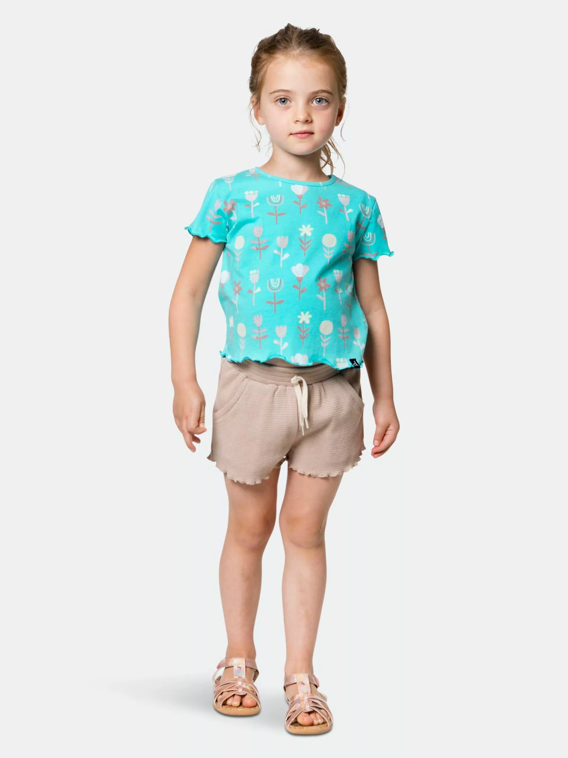 Deux Par Deux Inted T-Shirt With Back Hole - Image 2