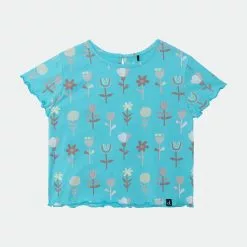 Deux Par Deux Inted T-Shirt With Back Hole