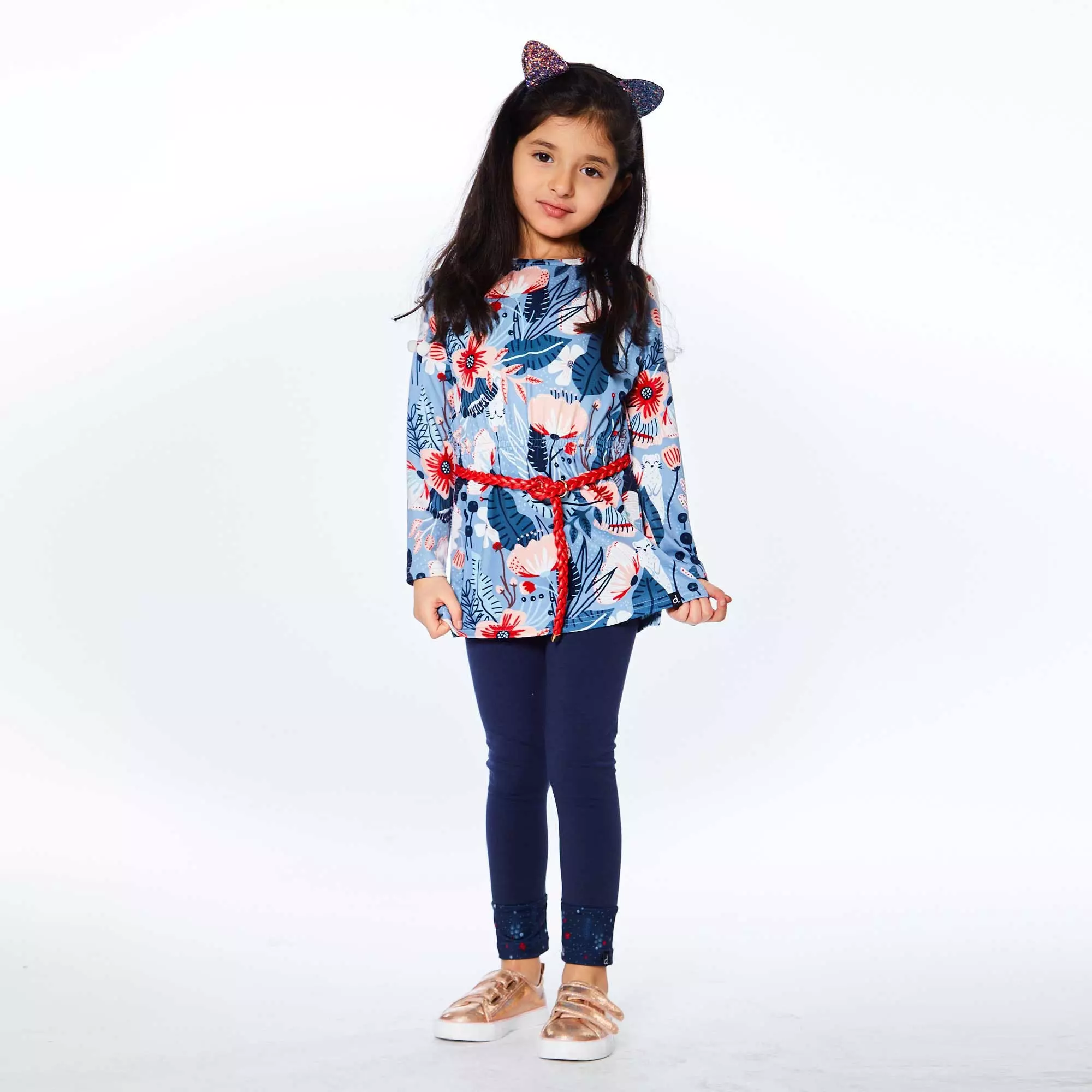 Deux Par Deux Cut And Sew Cotton Legging