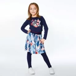 Deux Par Deux Raglan Long Sleeve Top