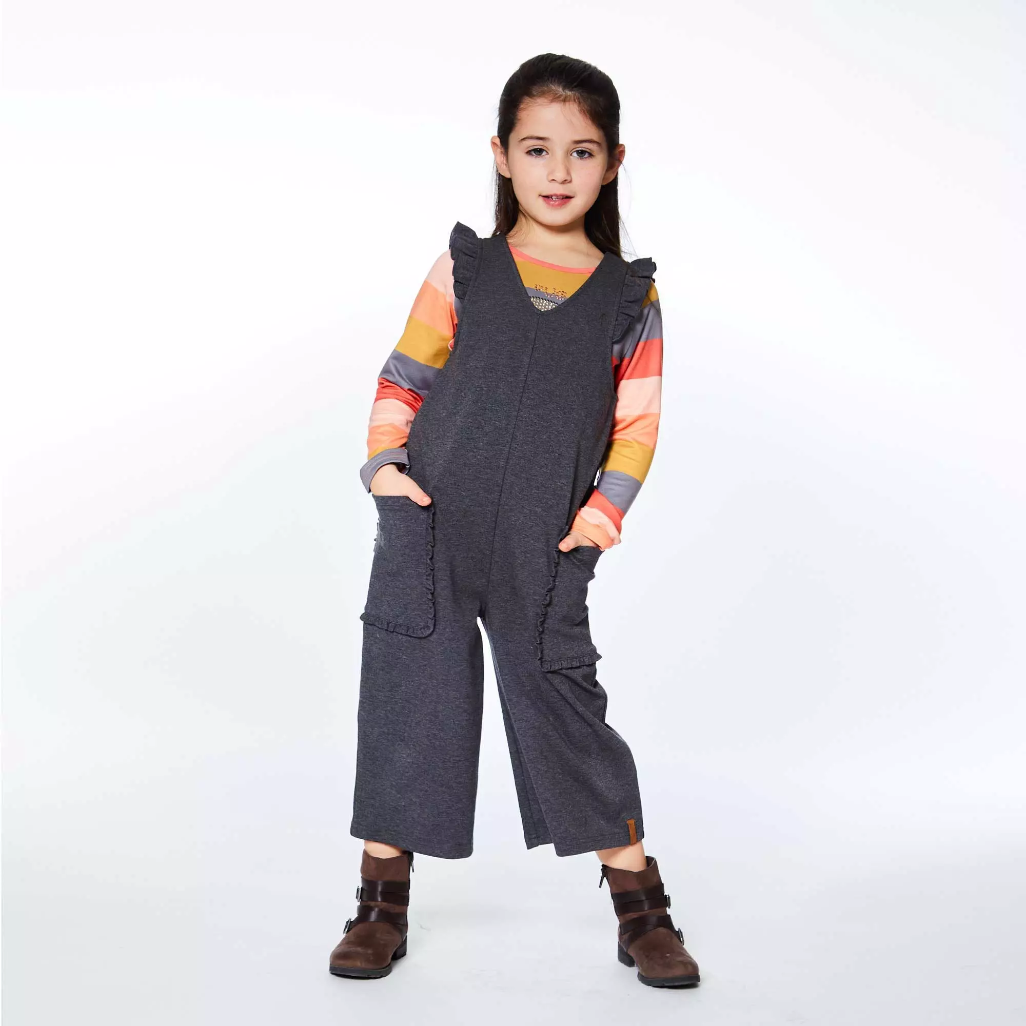 Deux Par Deux Milano Overall With Pocket