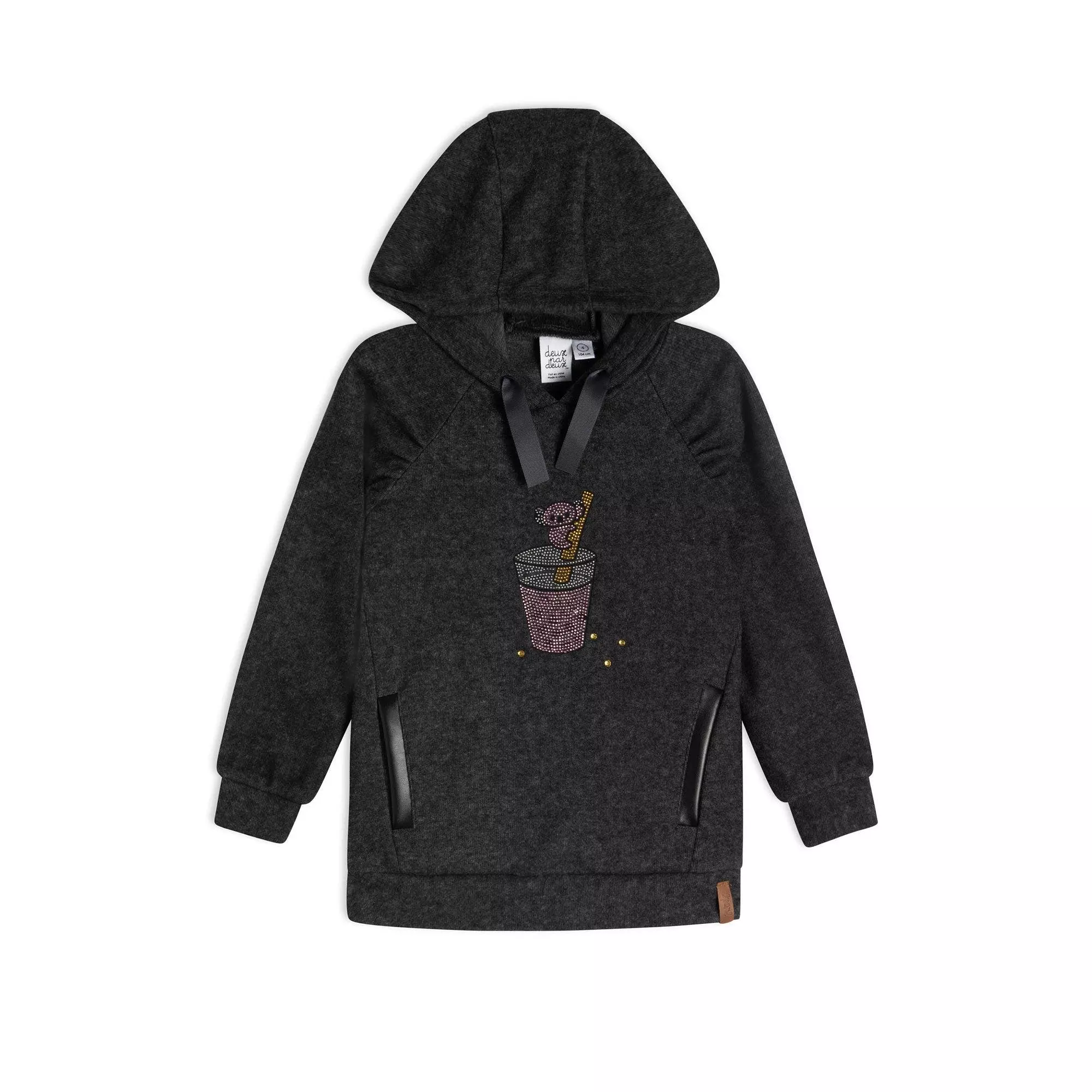 Deux Par Deux Long Sleeve Hooded Tunic