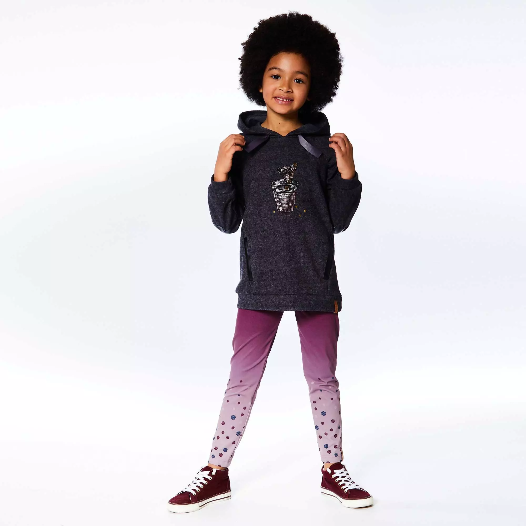 Deux Par Deux Long Sleeve Hooded Tunic - Image 3