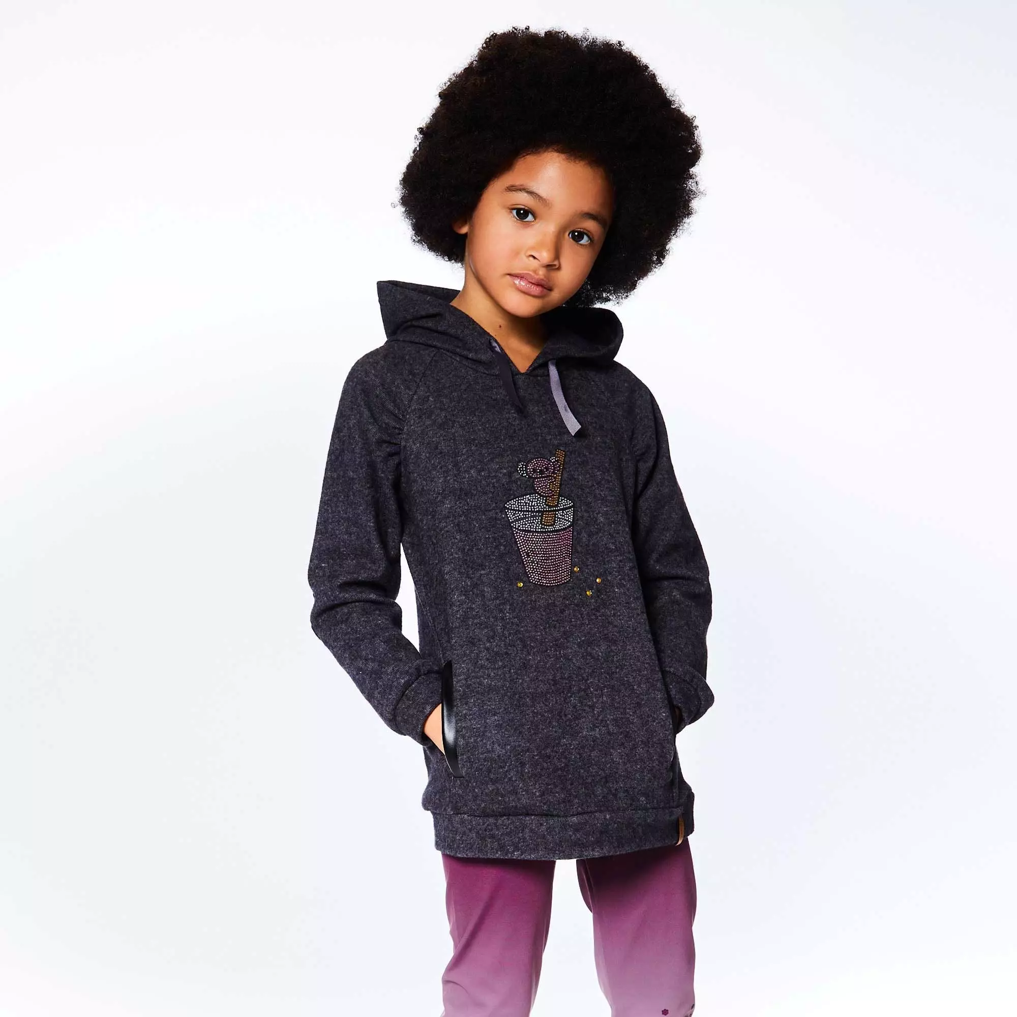 Deux Par Deux Long Sleeve Hooded Tunic - Image 2