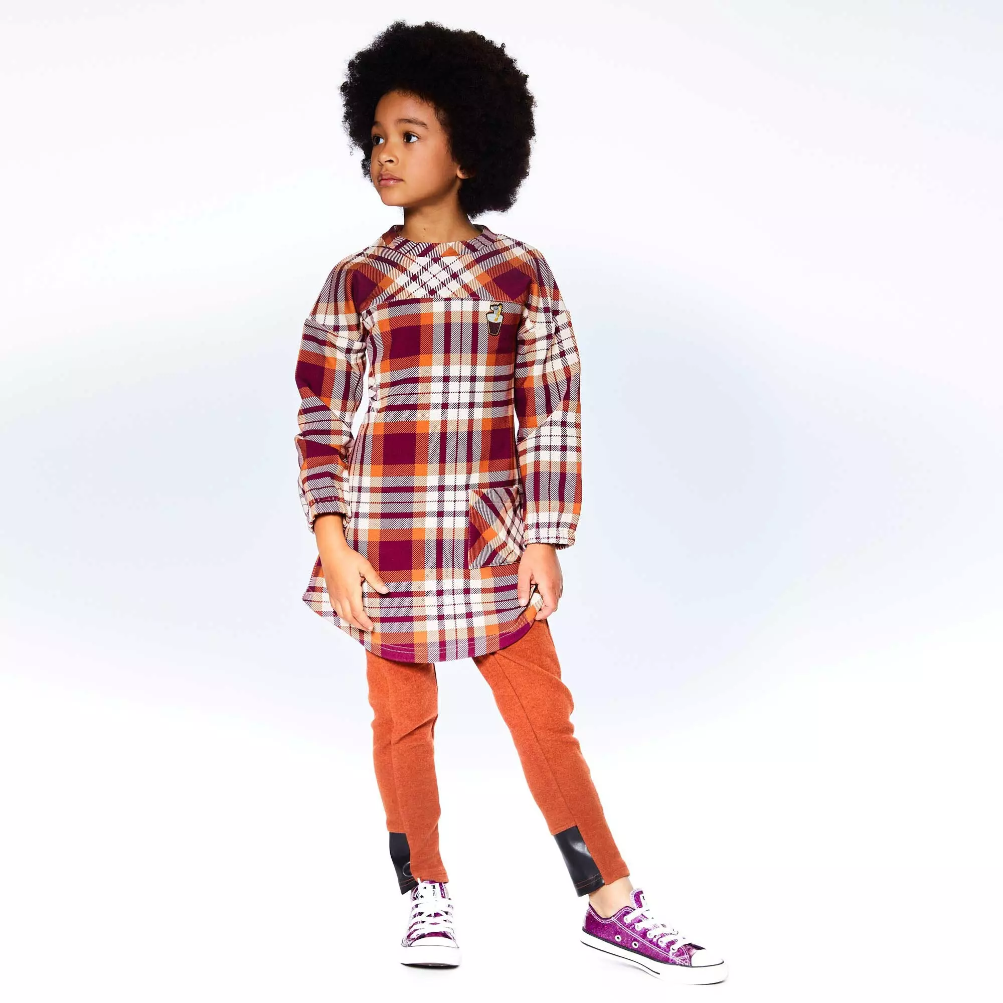 Deux Par Deux Inted Shirt Dress With Long Sleeves - Image 2