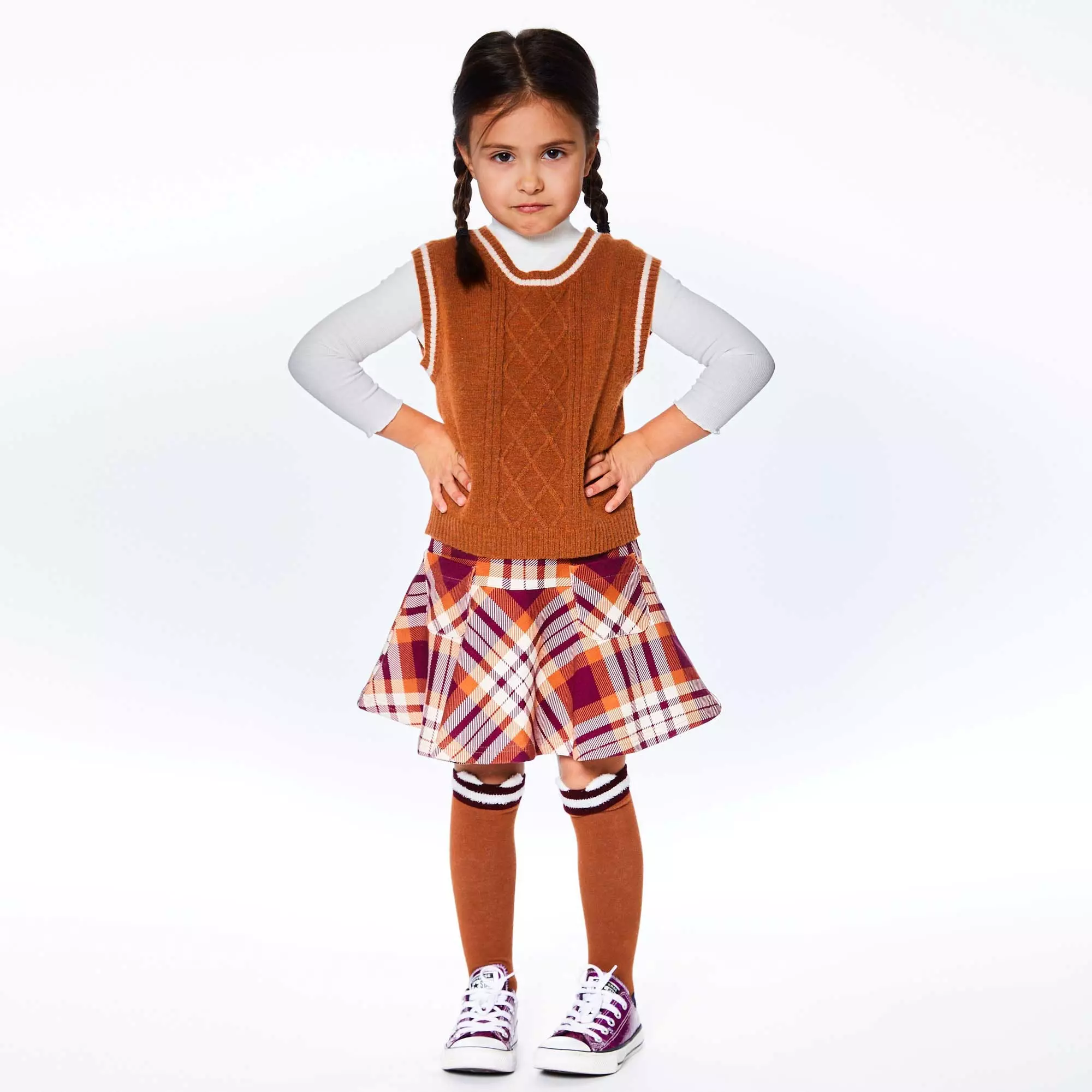 Deux Par Deux Knitted Tank Ocher - Image 5