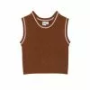 Deux Par Deux Knitted Tank Ocher