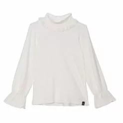 Deux Par Deux Long Sleeve Mock Neck Top