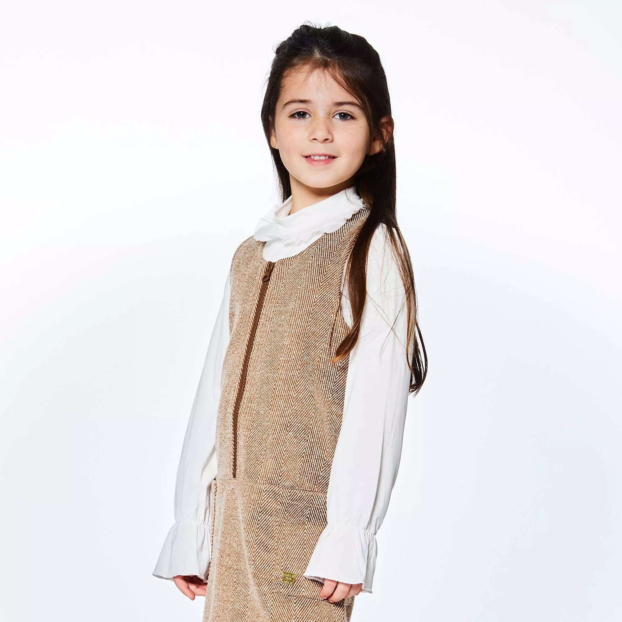 Deux Par Deux Long Sleeve Mock Neck Top - Image 3