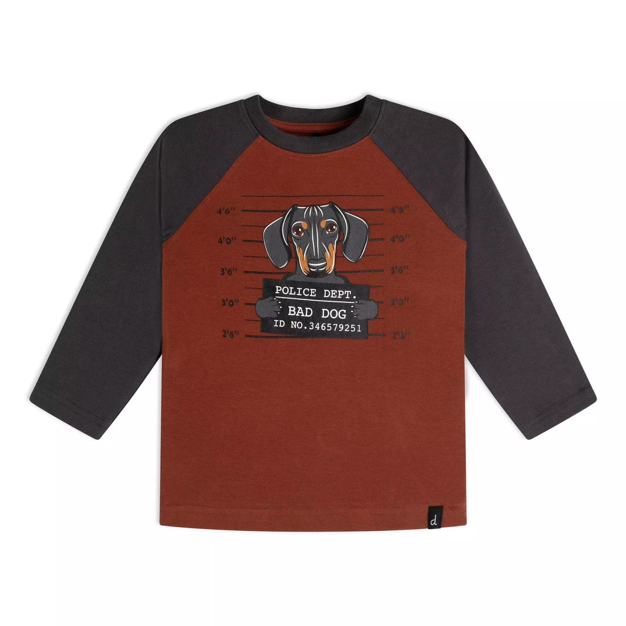 Deux Par Deux Long Raglan Sleeve Top With Printed Dogs - Image 3