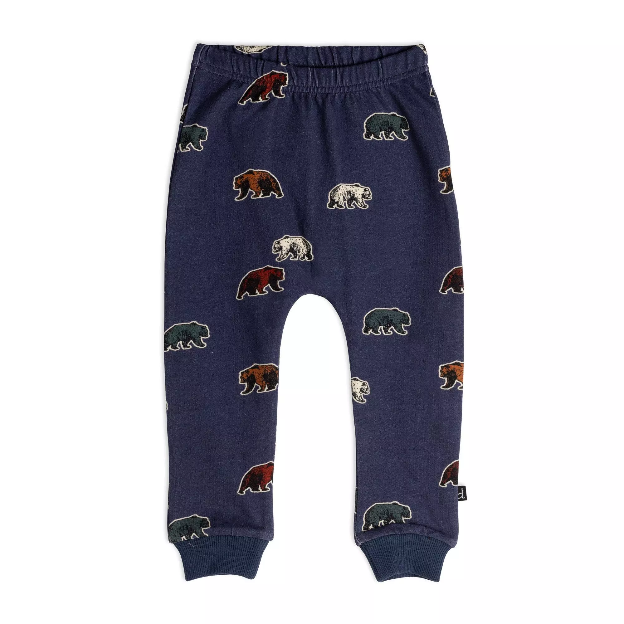 Deux Par Deux Inted Fleece Pant With Bears