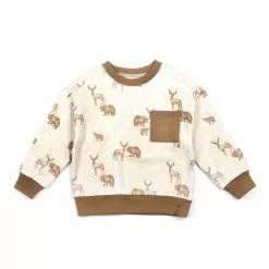 Deux Par Deux Inted Fleece Top