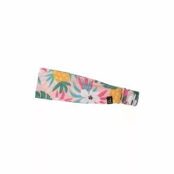 Deux Par Deux Inted Swimwear Headband - Light Pink Tropical Flowers