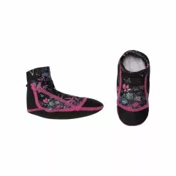 Deux Par Deux Inted Water Shoes Black Butterflies