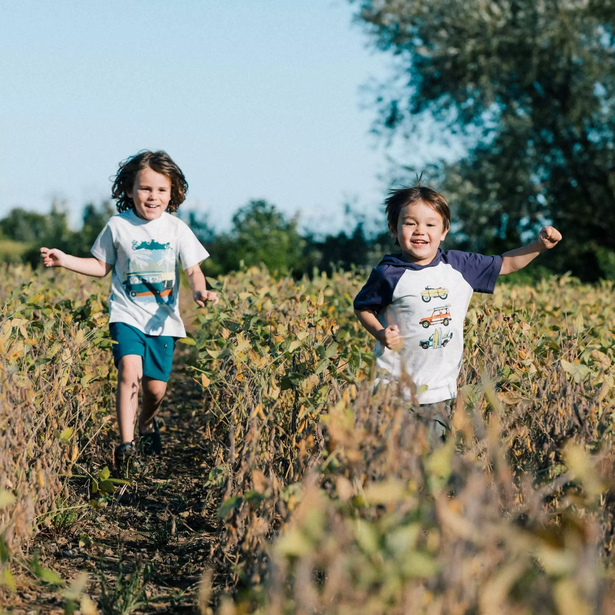 Deux Par Deux French Terry Zipper Pocket Short - Dark Teal - Image 2