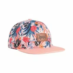 Deux Par Deux Inted Cap - Pink & Blue Butterflies