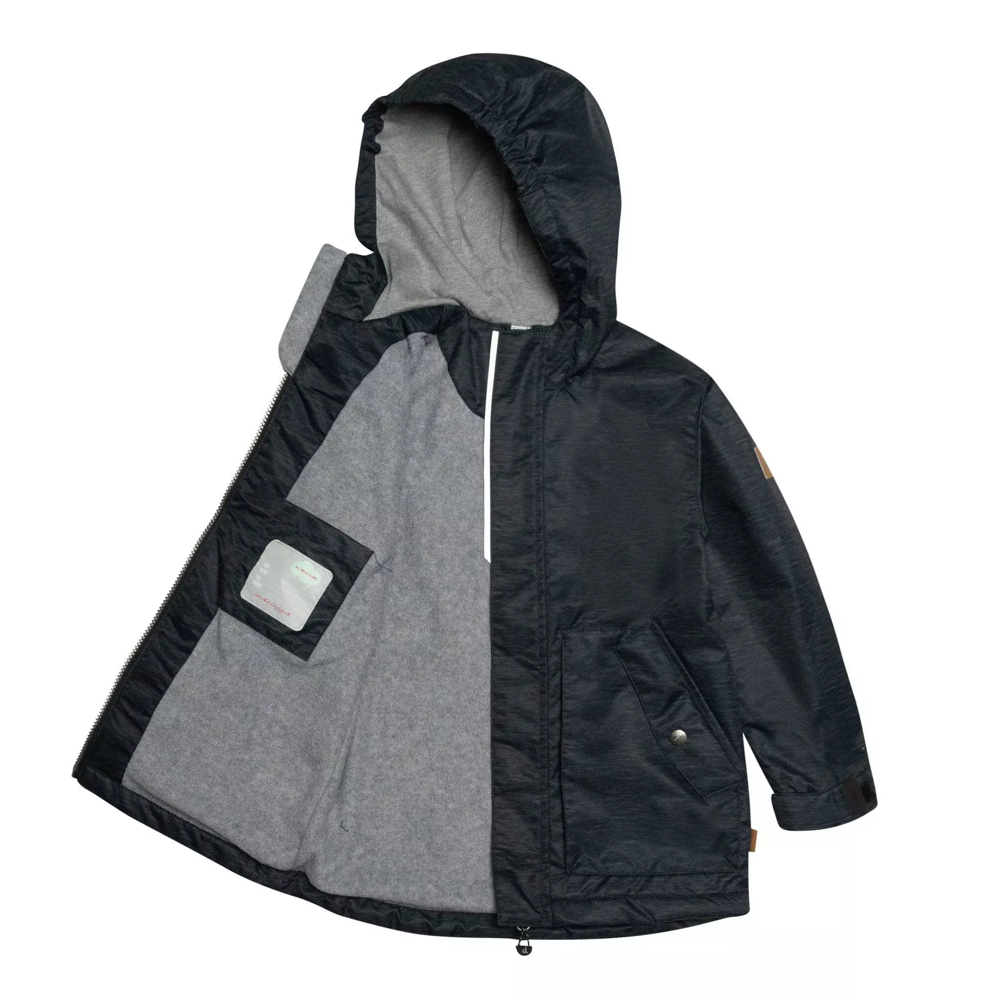 Deux Par Deux Ka Black Texture Jacket