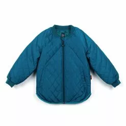 Deux Par Deux Quilted Jacket Blue