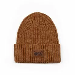 Deux Par Deux Knit Hat Brown